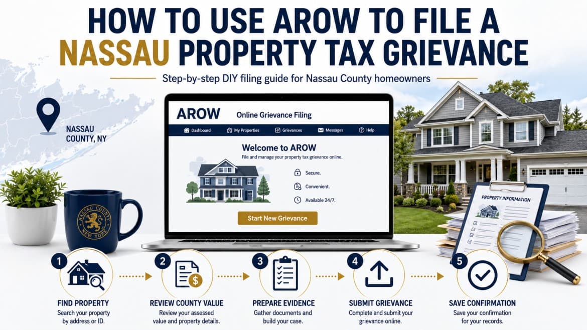How to Use AROW to File a Nassau Property Tax Grievance