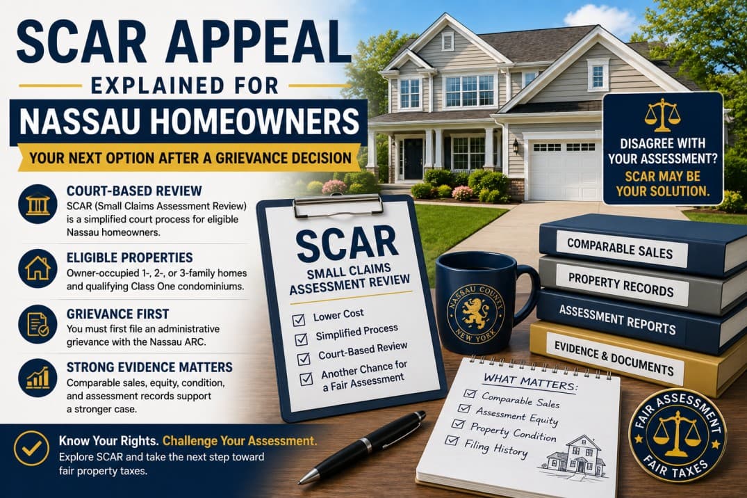 SCAR Appeal Explained for Nassau Homeowners After a Grievance