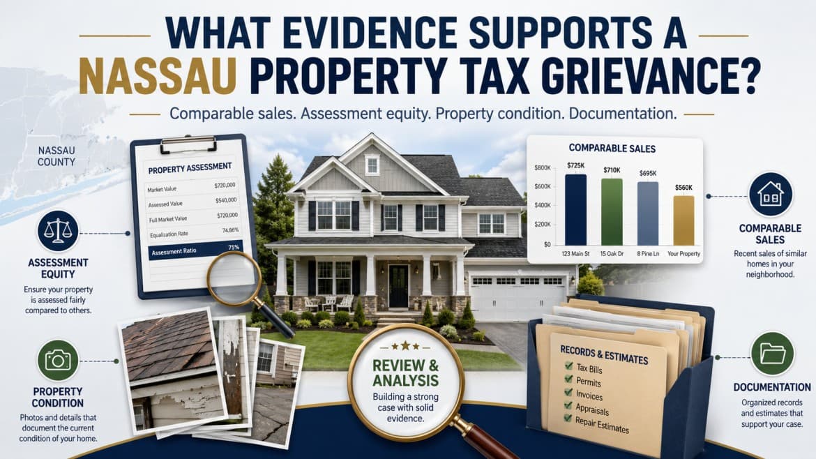 What Evidence Supports a Nassau Property Tax Grievance?