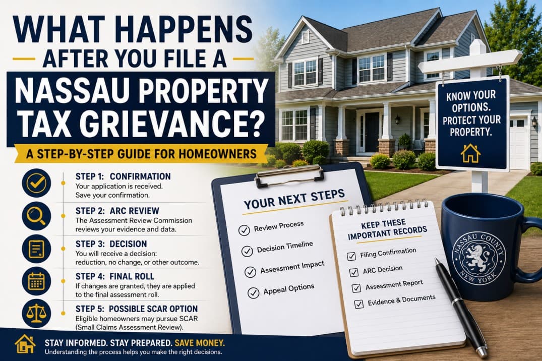 What Happens After You File a Nassau Property Tax Grievance?